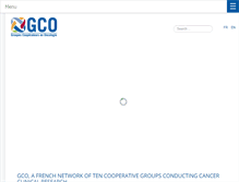 Tablet Screenshot of gco-cancer.org